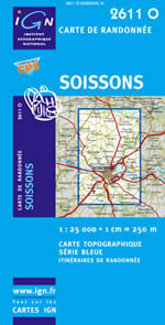 Carte IGN Top 25 n2611 OT