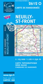 Carte IGN Top 25 n2612 OT