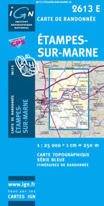 Carte IGN Top 25 n2613 ET