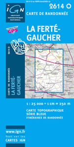 Carte IGN Top 25 n2614 OT