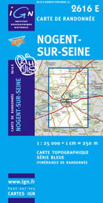Carte IGN Top 25 n2616 ET