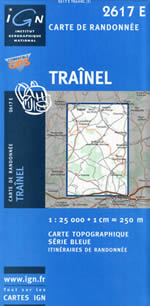 Carte IGN Top 25 n2617 ET