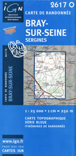 Carte IGN Top 25 n2617 OT