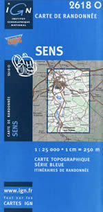 Carte IGN Top 25 n2618 OT