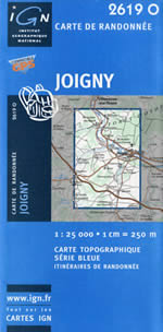 Carte IGN Top 25 n2619 OT