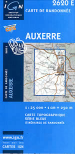 Carte IGN Top 25 n2620 ET
