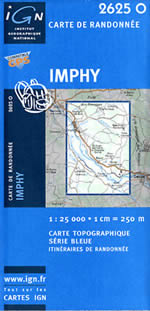 Carte IGN Top 25 n2625 OT