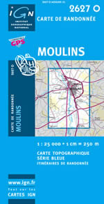 Carte IGN Top 25 n2627 OT