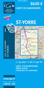 Carte IGN Top 25 n2630 ET