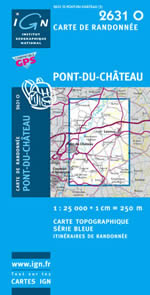 Carte IGN Top 25 n2631 OT