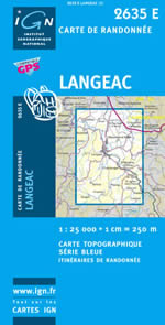 Carte IGN Top 25 n2635 ET