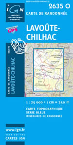 Carte IGN Top 25 n2635 OT