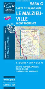 Carte IGN Top 25 n2636 OT