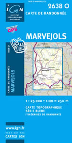 Carte IGN Top 25 n2638 OT