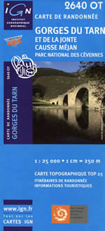 Carte IGN Top 25 n2640 OT