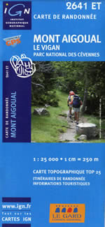 Carte IGN Top 25 n2641 ET