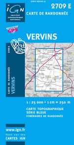 Carte IGN Top 25 n2709 ET