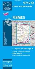 Carte IGN Top 25 n2712 OT