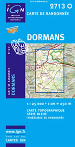 Carte IGN Top 25 n2713 OT
