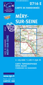 Carte IGN Top 25 n2716 ET