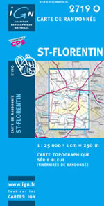 Carte IGN Top 25 n2719 OT
