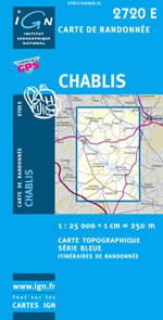 Carte IGN Top 25 n2720 ET