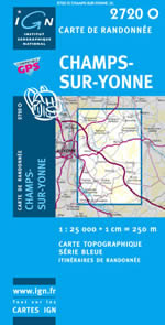 Carte IGN Top 25 n2720 OT