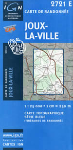 Carte IGN Top 25 n2721 ET
