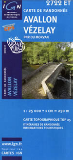 Carte IGN Top 25 n2722 ET