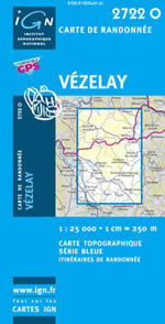 Carte IGN Top 25 n2722 OT