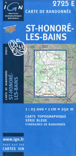 Carte IGN Top 25 n2725 ET