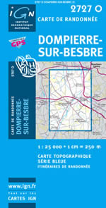 Carte IGN Top 25 n�2727 OT