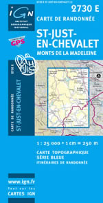 Carte IGN Top 25 n2730 ET