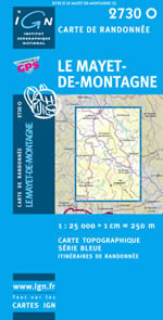 Carte IGN Top 25 n2730 OT