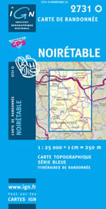 Carte IGN Top 25 n2731 OT
