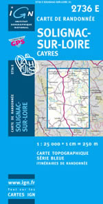 Carte IGN Top 25 n2736 ET