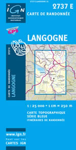 Carte IGN Top 25 n2737 ET