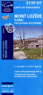 Carte IGN Top 25 n2739 OT