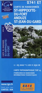 Carte IGN Top 25 n2741 ET