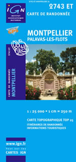 Carte IGN Top 25 n2743 ET