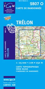 Carte IGN Top 25 n2807 OT