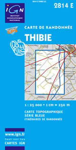 Carte IGN Top 25 n2814 ET