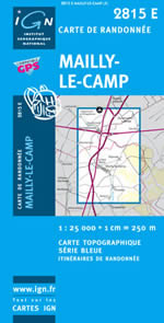 Carte IGN Top 25 n�2815 ET