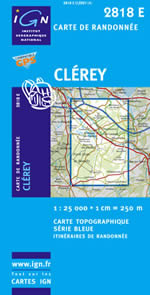 Carte IGN Top 25 n2818 ET