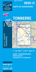 Carte IGN Top 25 n2820 OT