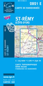 Carte IGN Top 25 n2821 ET