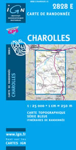 Carte IGN Top 25 n2828 ET