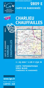 Carte IGN Top 25 n2829 ET