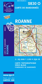 Carte IGN Top 25 n2830 OT