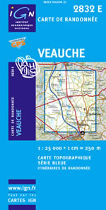 Carte IGN Top 25 n2832 ET